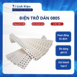 Điện trở dán 0805 1/8W 2.7K - 10K 1% chất lượng tốt (dây 100c)