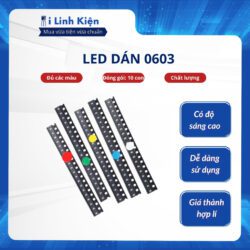 LED dán 0603 đủ các màu 10 chiếc
