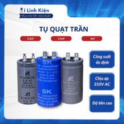 Tụ quạt 2.5uF 3.5uF 4uF 350V tụ điện dầu Thái Lan chất lượng tốt. 11 vn 11134207 7ras8 mdu79635ve714b