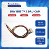 Dây bus 7P XH2.54 dây 26AWG 2 đầu cắm dài 30cm