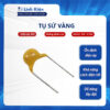 Tụ sứ vàng, tụ Monolithic không phân cực 50V 1nF - 4.7uF chất lượng tốt