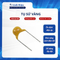 Tụ sứ vàng, tụ Monolithic không phân cực 50V 1nF - 4.7uF chất lượng tốt