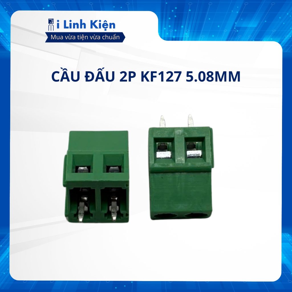 Cầu đấu 2P,3P,4P KF128 KF127 chân cắm thẳng xanh. 4 Cầu đấu 2P,3P,4P KF128 KF127 chân cắm thẳng xanh. - Ảnh 4