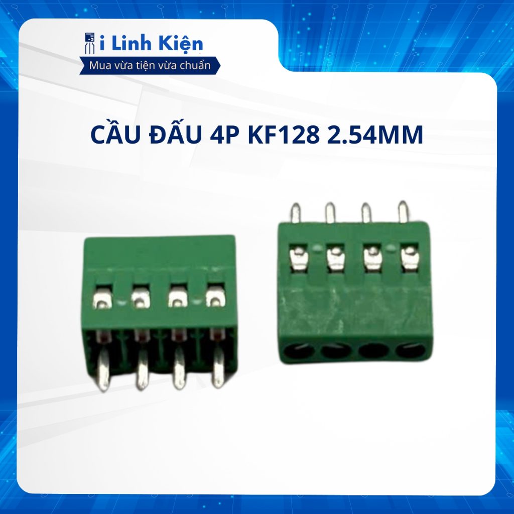 Cầu đấu 2P,3P,4P KF128 KF127 chân cắm thẳng xanh. 8 Cầu đấu 2P,3P,4P KF128 KF127 chân cắm thẳng xanh. - Ảnh 8