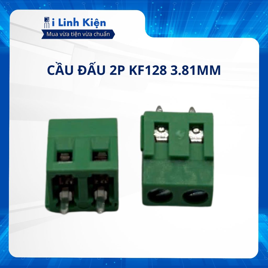 Cầu đấu 2P,3P,4P KF128 KF127 chân cắm thẳng xanh. 6 Cầu đấu 2P,3P,4P KF128 KF127 chân cắm thẳng xanh. - Ảnh 6