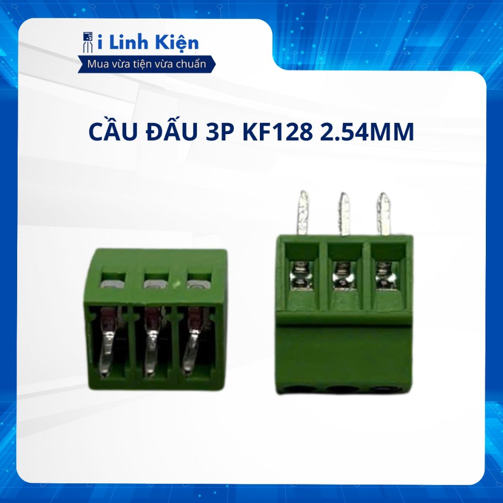 Cầu đấu 2P,3P,4P KF128 KF127 chân cắm thẳng xanh. 9 Cầu đấu 2P,3P,4P KF128 KF127 chân cắm thẳng xanh. - Ảnh 9