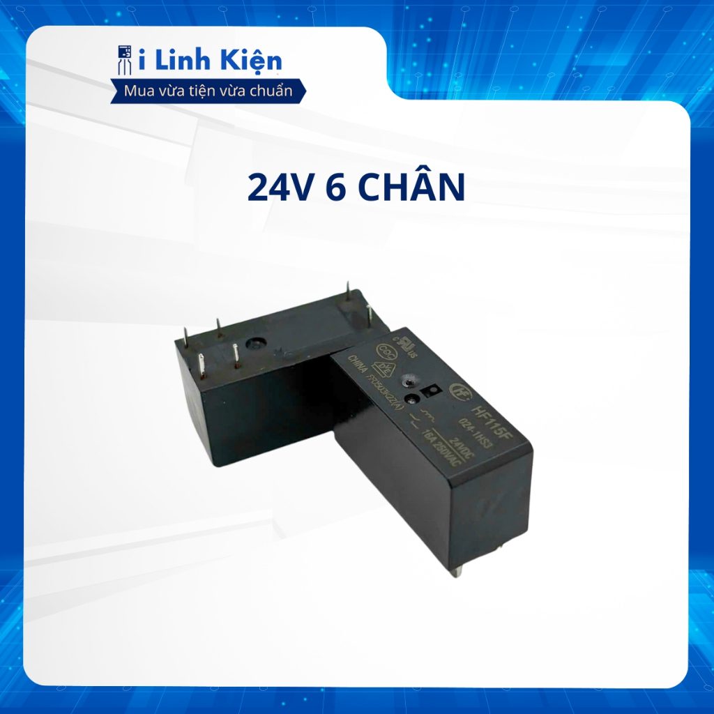 Rơ le relay HF115F 5V 12V 24V 6 chân 8 chân chất lượng tốt. 8 Rơ le relay HF115F 5V 12V 24V 6 chân 8 chân chất lượng tốt. - Ảnh 8