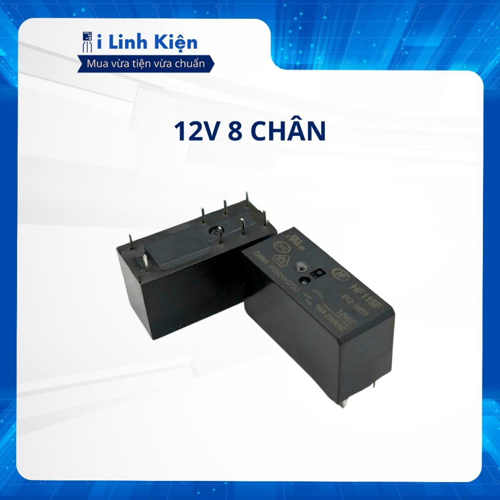 Rơ le relay HF115F 5V 12V 24V 6 chân 8 chân chất lượng tốt. 6 Rơ le relay HF115F 5V 12V 24V 6 chân 8 chân chất lượng tốt. - Ảnh 6
