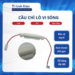 Cầu chì lò vi sóng 0.8A 5kV hộp trắng combo 10 con chất lượng tốt.