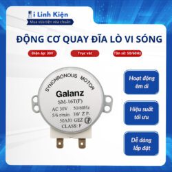Động cơ quay đĩa lò vi sóng 30V SM-16T trục vát chất lượng tốt.