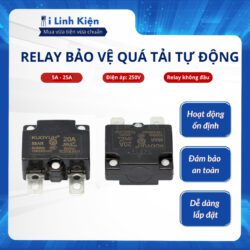 Relay bảo vệ quá tải tự động 5A 10A 15A 20A 25A chính hãng