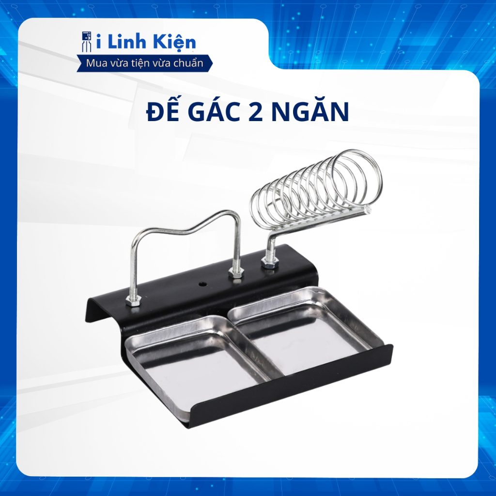 Giá đỡ mỏ hàn thiếc, kệ gác tay hàn lò xo cách nhiệt tốt tiện lợi chất lượng cao. 1 Giá đỡ mỏ hàn thiếc, kệ gác tay hàn lò xo cách nhiệt tốt tiện lợi chất lượng cao.