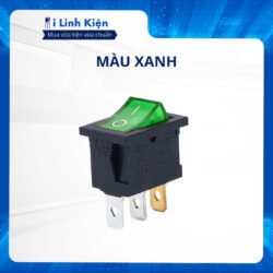 Công tắc bập bênh KCD1-102N 6A 250V 3P 15x21mm có đèn