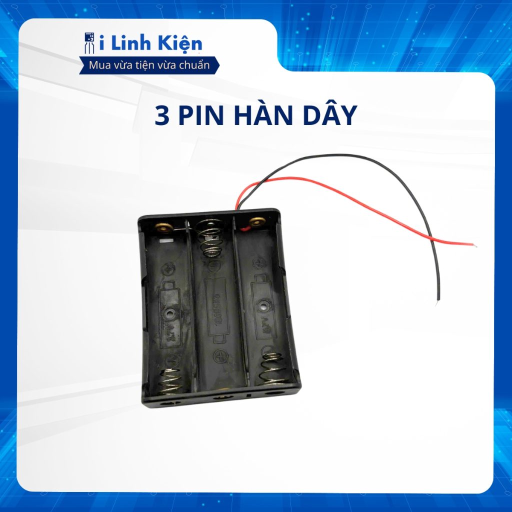 Đế pin 18650 hàn dây chất lượng tốt 4 Đế pin 18650 hàn dây chất lượng tốt - Ảnh 4
