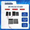 Đế pin AA có nắp chất lượng tốt.