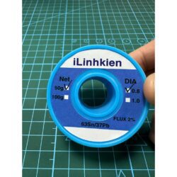 Thiếc hàn nhựa thông Sn60/40Pb 0.8mm, 1mm loại tốt mối hàng sáng bóng chính hãng iLinhkien.