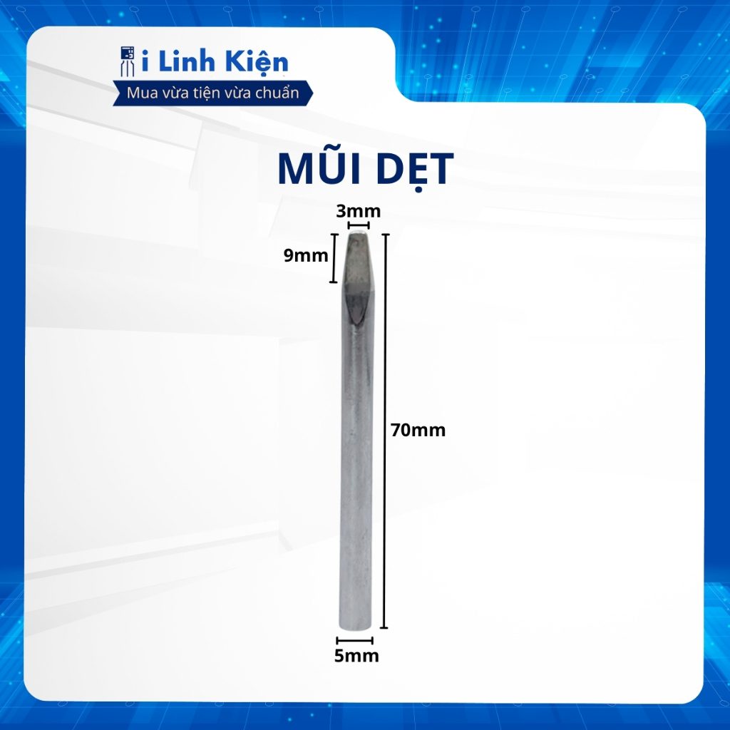 Mũi hàn 60W gia nhiệt nhanh bền bỉ chất lượng tốt. 5 Mũi hàn 60W gia nhiệt nhanh bền bỉ chất lượng tốt. - Ảnh 5