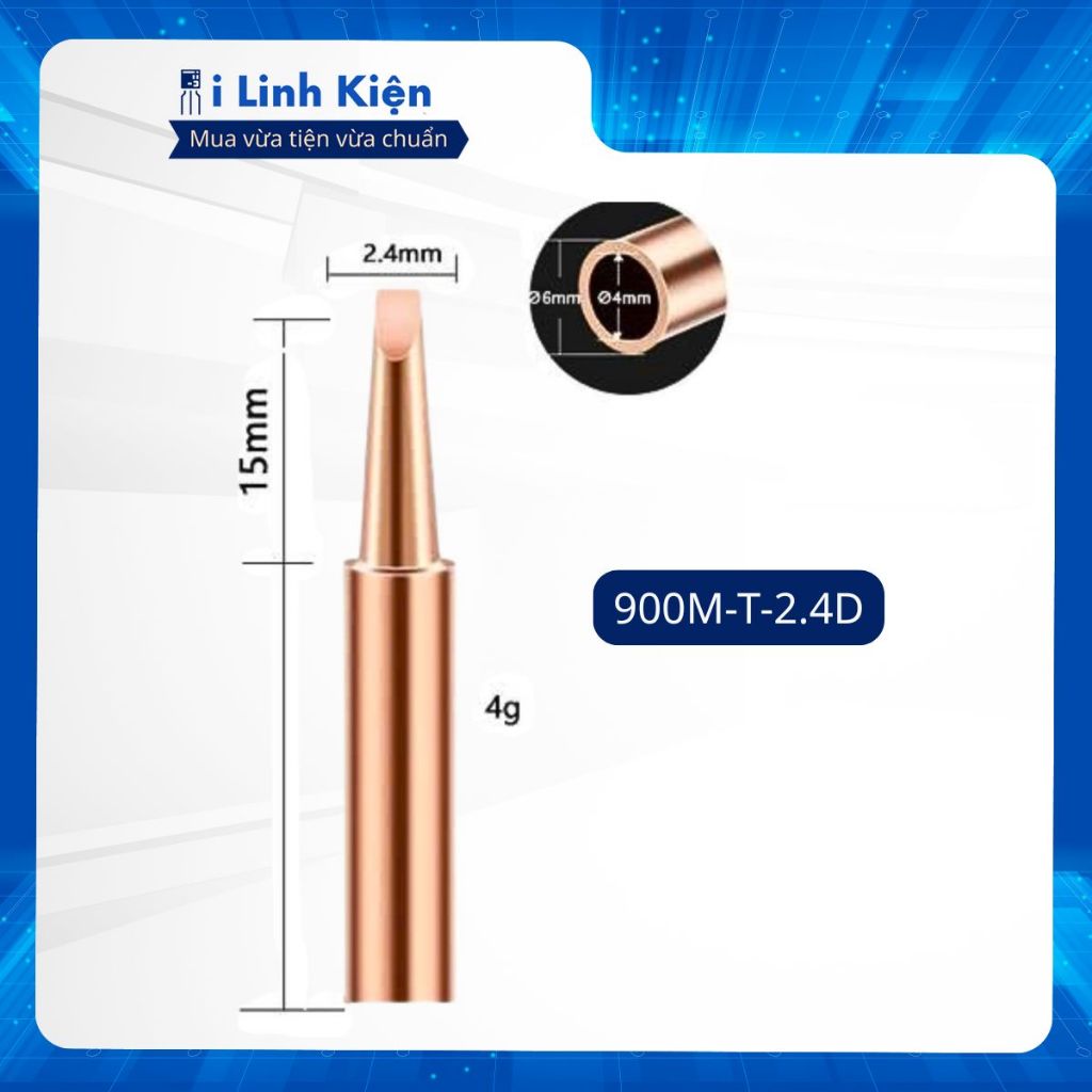 Mũi hàn thiếc 936 đầu mỏ hàn bằng đồng gia nhiệt nhanh bám thiếc tốt chất lượng cao Ilinhkien. 7 Mũi hàn thiếc 936 đầu mỏ hàn bằng đồng gia nhiệt nhanh bám thiếc tốt chất lượng cao Ilinhkien. - Ảnh 7