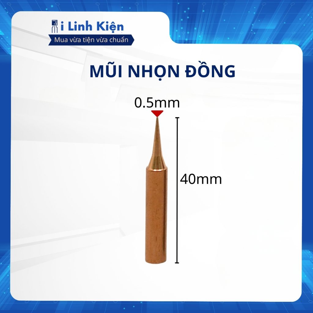 Mũi hàn thiếc nhọn 900M-TI Debailong cao cấp 3 Mũi hàn thiếc nhọn 900M-TI Debailong cao cấp - Ảnh 3
