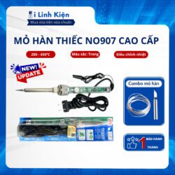 Mỏ hàn thiếc No907 điều chỉnh nhiệt chống tĩnh điện có đèn báo phiên bản cao cấp Ilinhkien